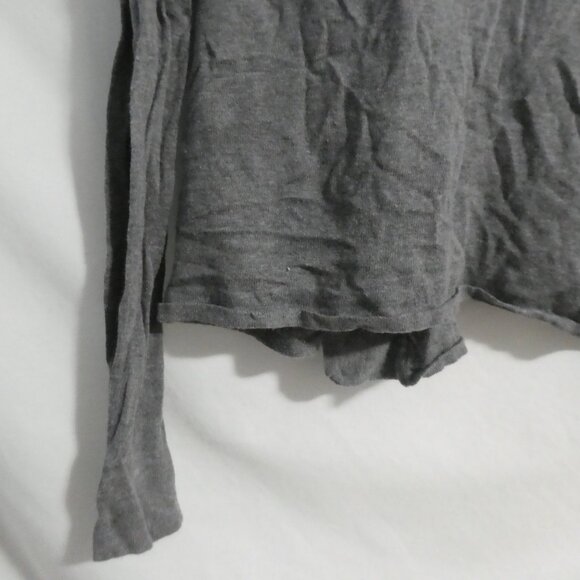 SEDUCTIONS | medium | Grey Lightweight Open Front Knit Cardigan - Picture 12 of 14